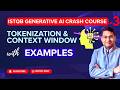 ISTQB Generative AI Tutorial #3 | Tokenization & Context Window with Examples