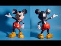 How to make mickey mouse papercraft  cricut paper crafts low poly papercraft 3d mickey mouse svg