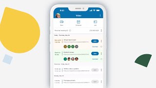 Joining a meeting in the RingCentral mobile app