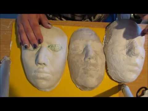 Cornwall Min Afleiden gipsmasker en een mal van je gezicht - YouTube