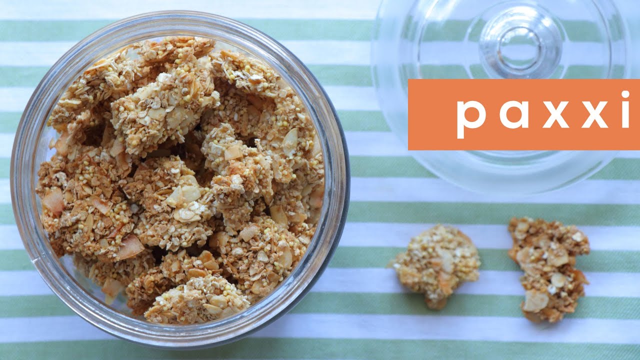Τραγανές μπουκιές γκρανόλα με βρώμη και κεχρί | Paxxi