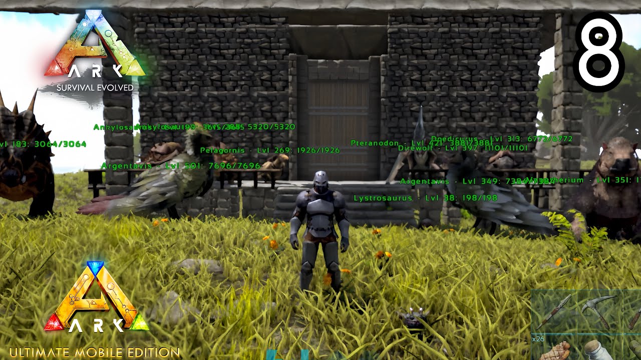 “Completing” The Main Base | ARK: Ultimate Mobile Edition | The Island Ep 8