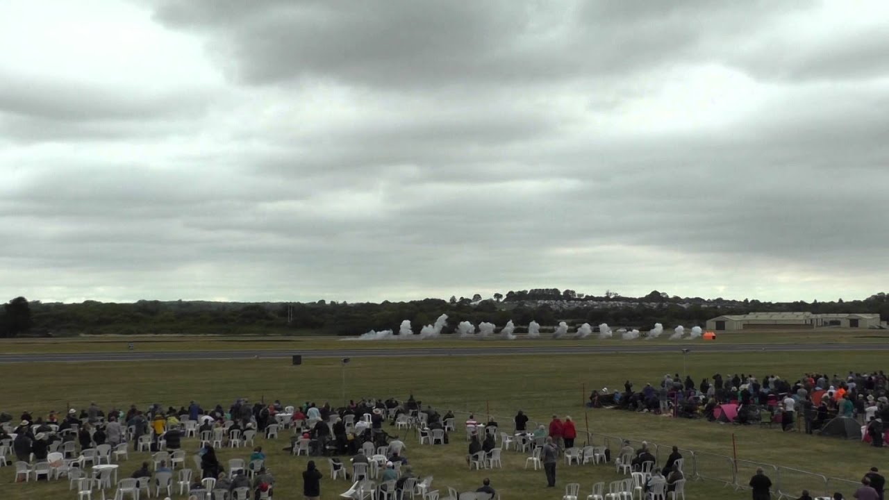 Hawk Demo Team Simulated Bombing Run RIAT 2015