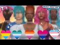 ☆ Pride Flags As Sims 🌈| Sims 4 CAS ☆