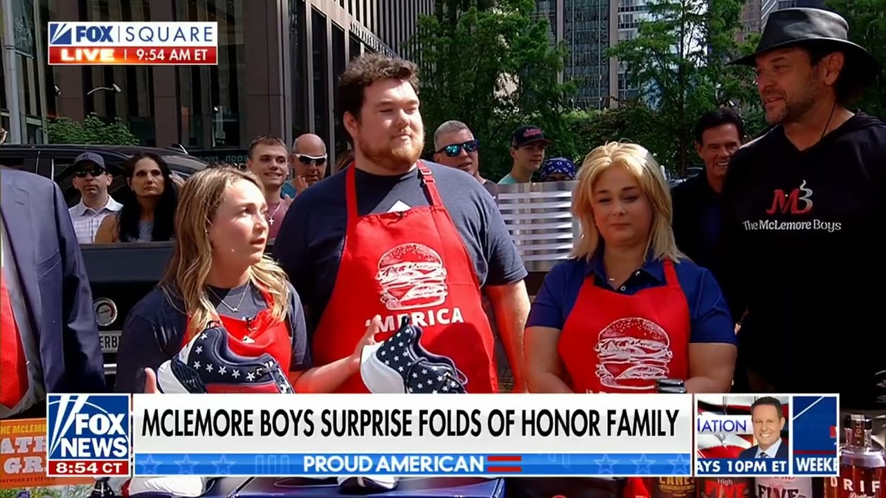 Folds of Honor Fox & Friends July 5th Segment with The McLemore Boys
