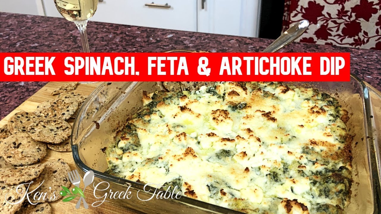 Greek Spinach Feta and Artichoke Dip Recipe | Perfect for The Holidays ...