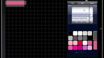 How to turn on grid and use snap to grid - Creating Web Page on the iPad using the HTML Egg App