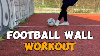 5 FOOTBALL EXERCISES WITH A WALL | BEGGINERS LEVEL | SOCCER ASMR | PART 1