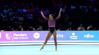 FINNEGAN Aleah (PHI)_2023 Artistic Worlds, Antwerp (BEL)_Qualifications_Floor Exercise