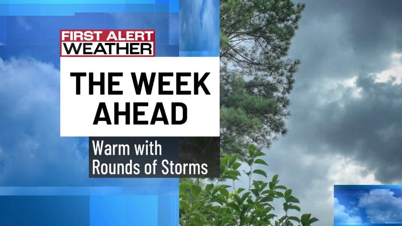 Stalled front over Carolinas to bring rain, storms through the week ...