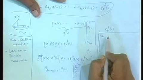 Lecture - 26 Gradient Adaptive Lattice