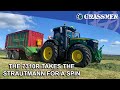 The 7310R takes the Strautmann for a spin