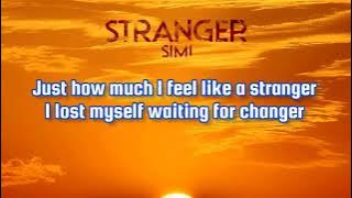 Simi: STRANGER ( Audio Lyrics video)