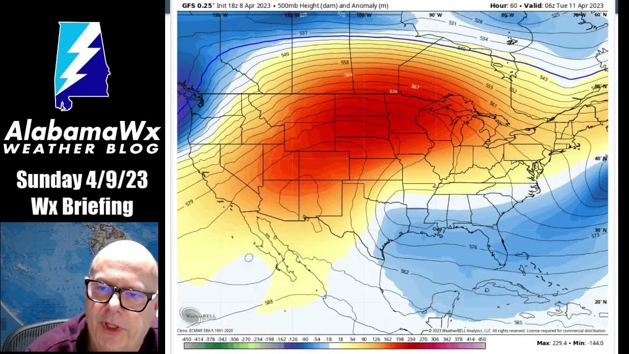 Sunday Weather Briefing Video for April 9, 2023 YouTube