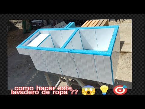 Confirmación Peave número como fabricar lavadero de ropa, (cocina ) de cerámica y cemento 😱💪🎯💡 -  YouTube