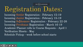 Grades 10-12 Intro to Course Registration