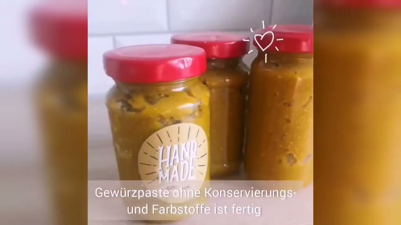 😋 Gewürzpaste im Thermomix® selber machen - so schnell &amp; einfach mit ...