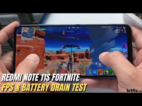 Redmi Note 11s test game Fortnite