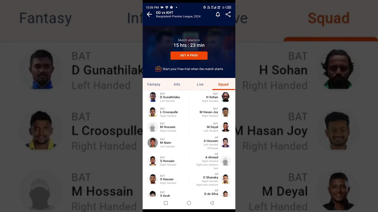 DD vs KT DREAM 11 PREDICTION, DD vs KT BPL T20 match, DD vs KT prediction today