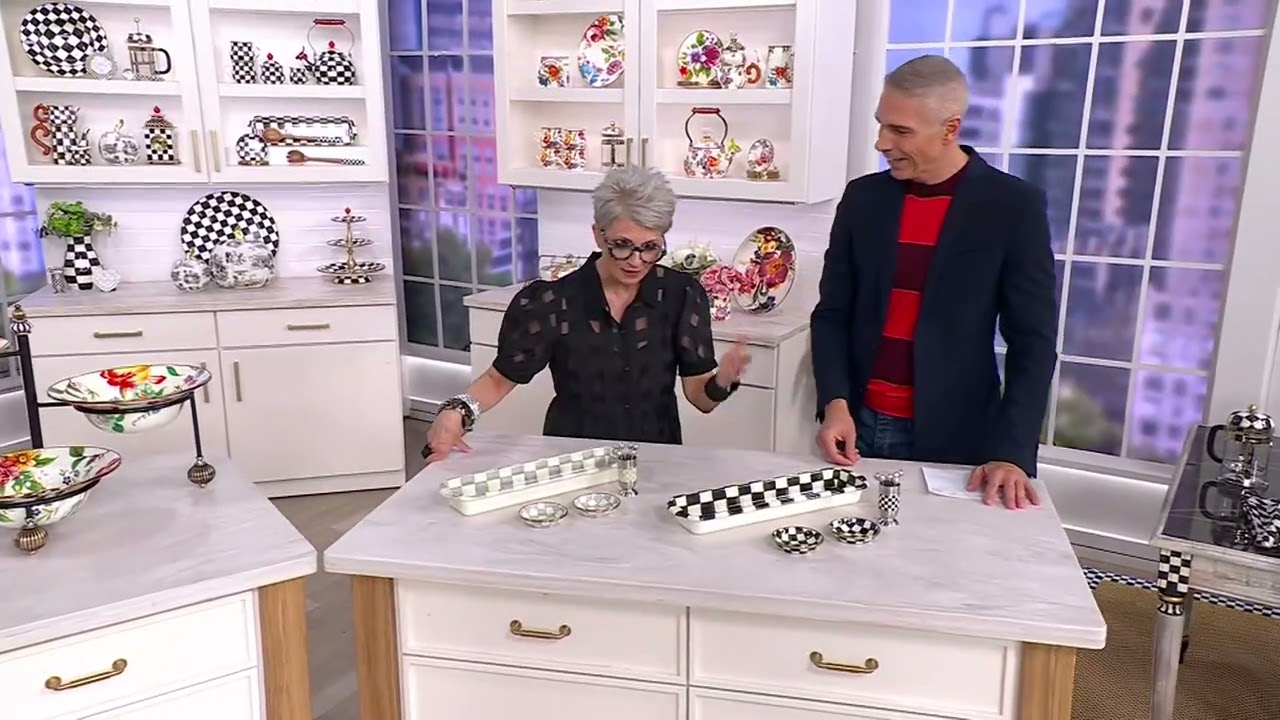 MacKenzie- Childs Crudite Entertaining Set on QVC