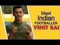 Nnis special sports show hisaab khel ka meet indian footballer vinit rai