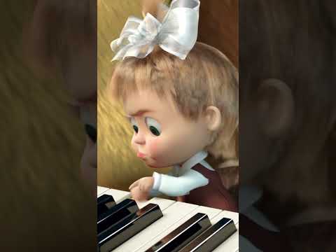 🎹 #shorts #마샤와곰 #mashaandthebear #<strong>피아노</strong> <strong>배우기</strong> #kids #cartoon #kidscartoons
