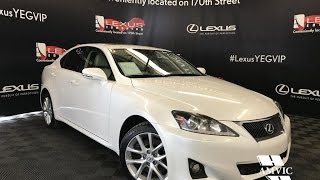 White 2011 Lexus IS 350 Moonroof & Navigation Package Review Lac La Biche Alberta