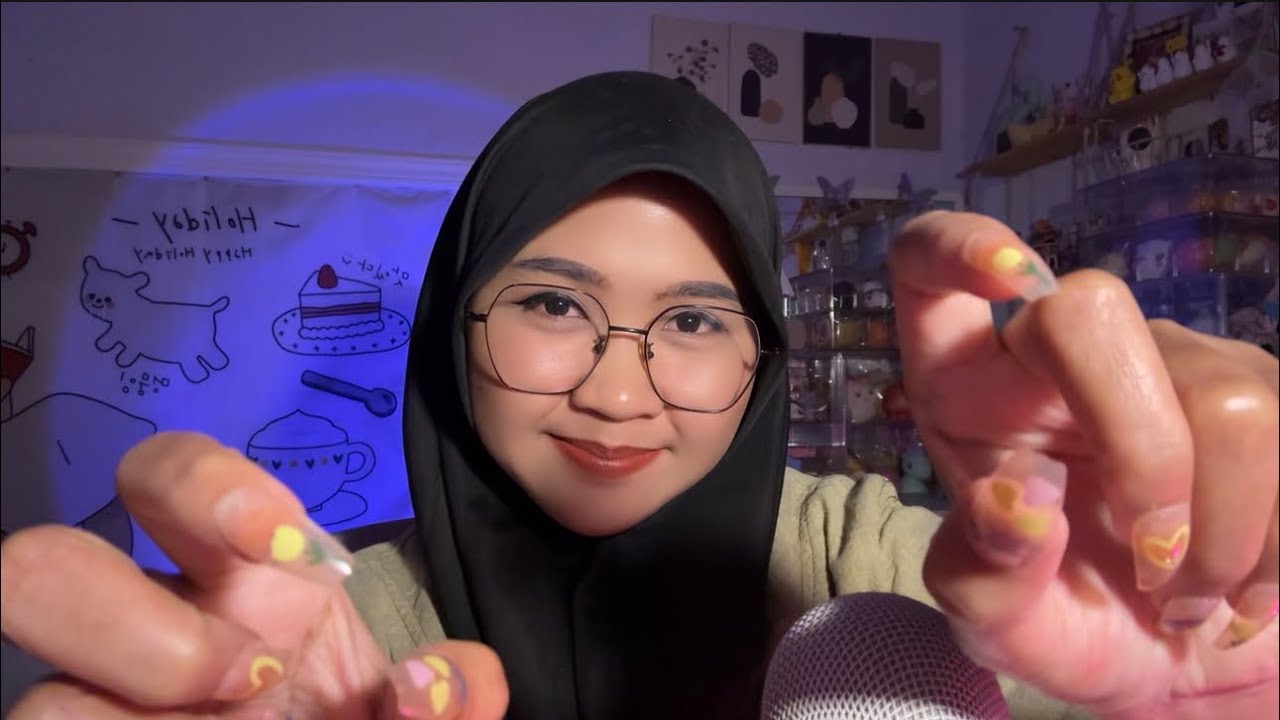 ASMR PLUCKING NOT WITH SCISSORS( nggak sama gunting)