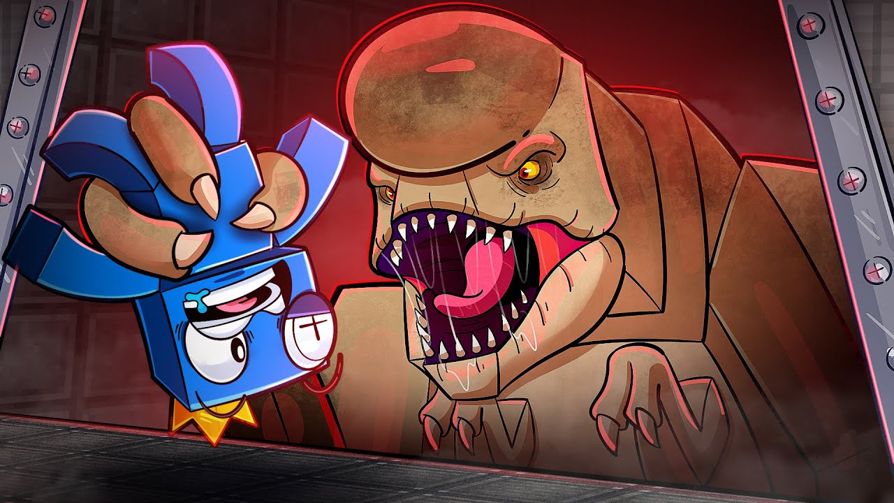 DISTORTUS REX vs ODD WORLD! (D-Rex Attacks in Minecraft)