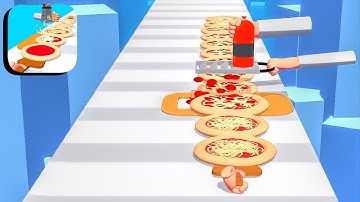 PIZZA STACK 3D ​GAMEPLAY | ALL LEVELS 1-2