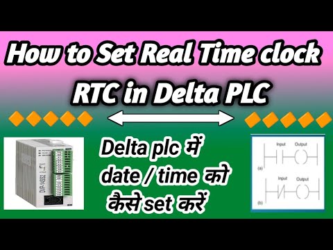 How to Set Real Time Clock ( RTC) in Delta PLC (delta plc me date/ time kaise set kare)