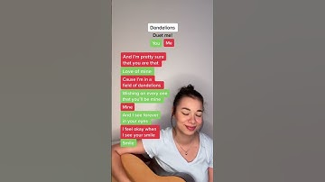 Thumbnail of dandelions - ruth b. 🎤 #duet #karaoke #dandelions #ruthb