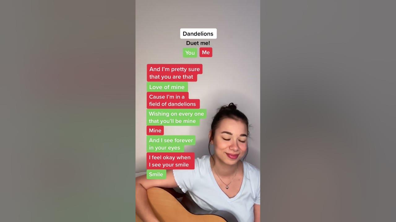 dandelions - ruth b. 🎤 #duet #karaoke #dandelions #ruthb