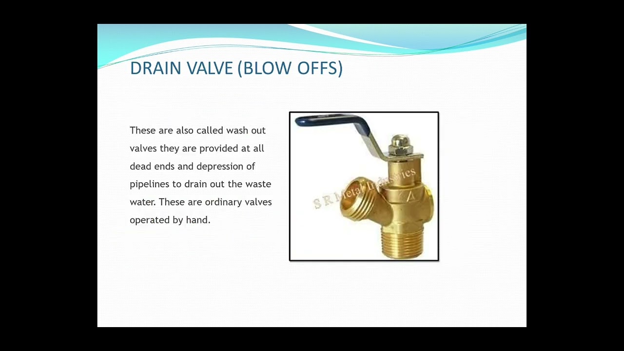 WATER SUPPLY APPURTENANCES YouTube