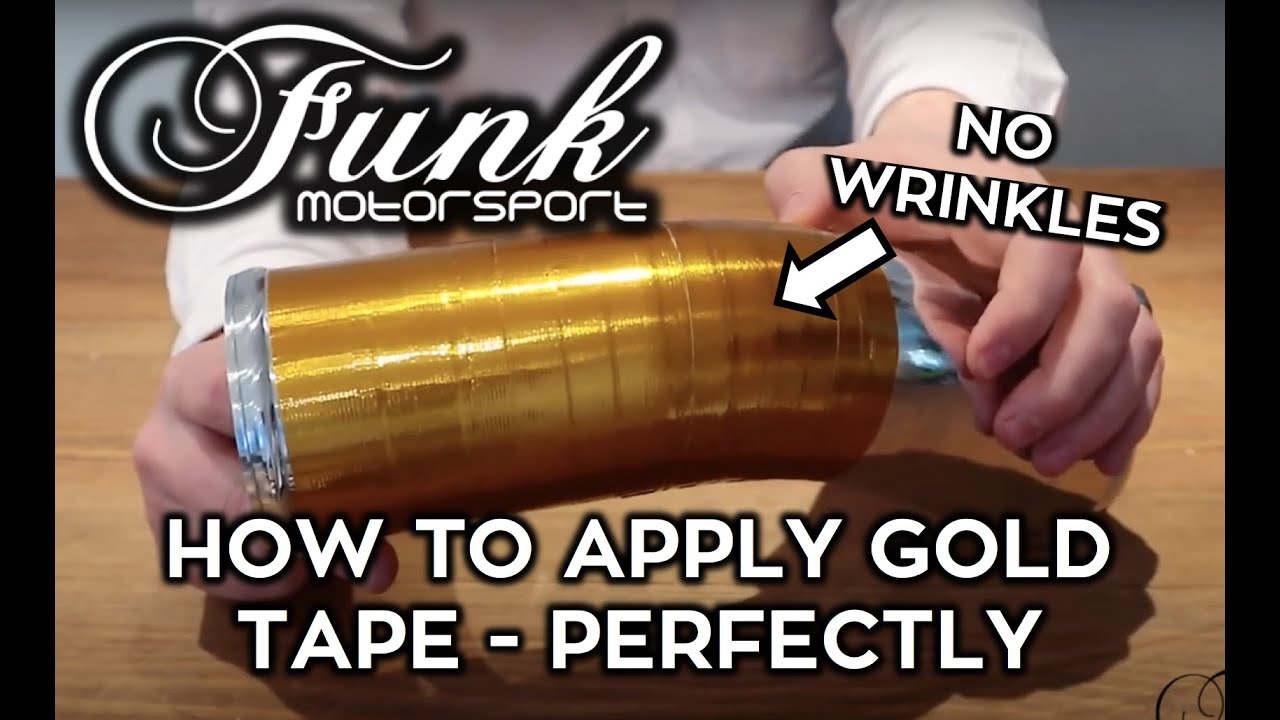 How to apply Reflective Gold Heat Tape - Perfectly, without