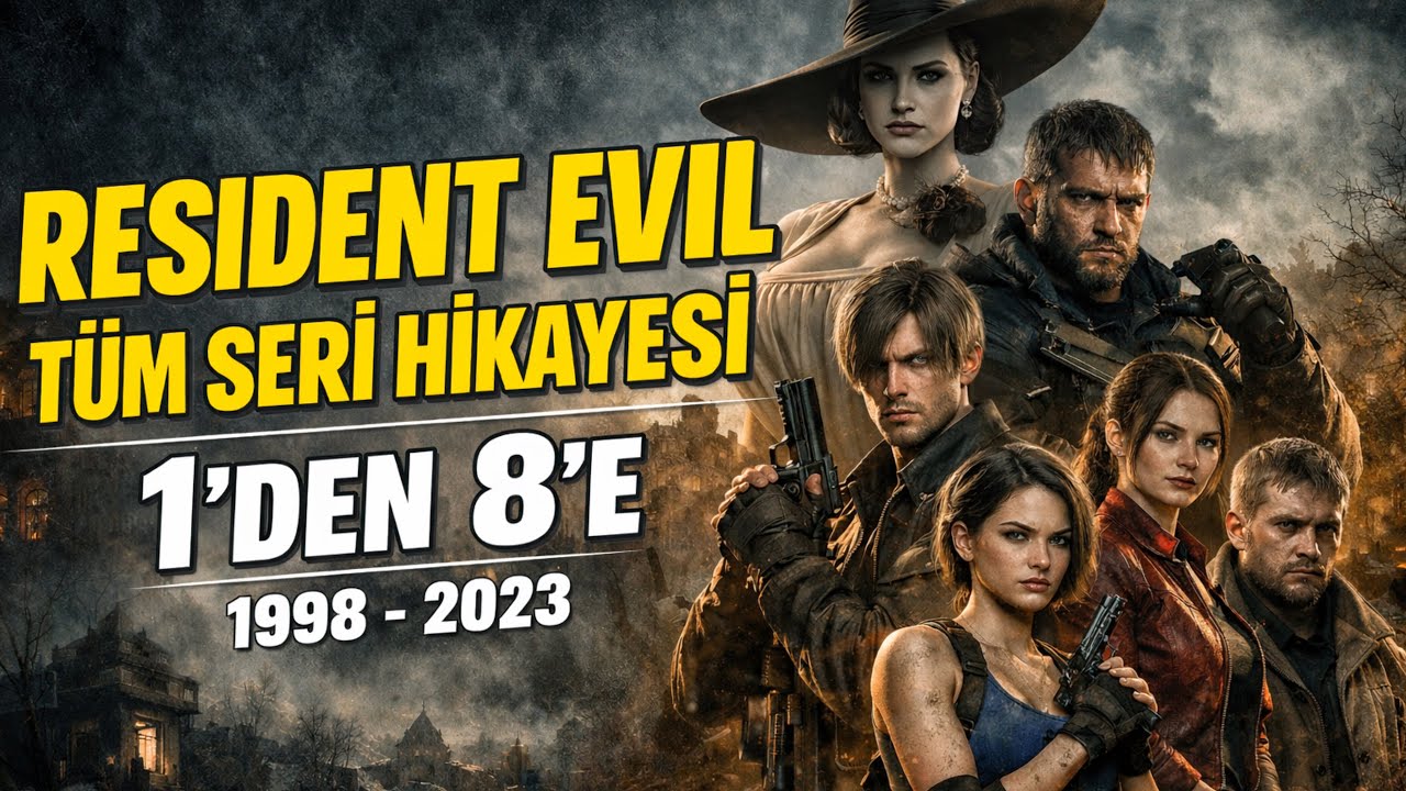 Resident Evil Serisi - Tüm Ana Oyunlar Hikaye Özeti TÜRKÇE