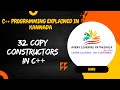 COPY CONSTRUCTORS  IN C++ Class 32#AARAV LEARNING PATHASHALA