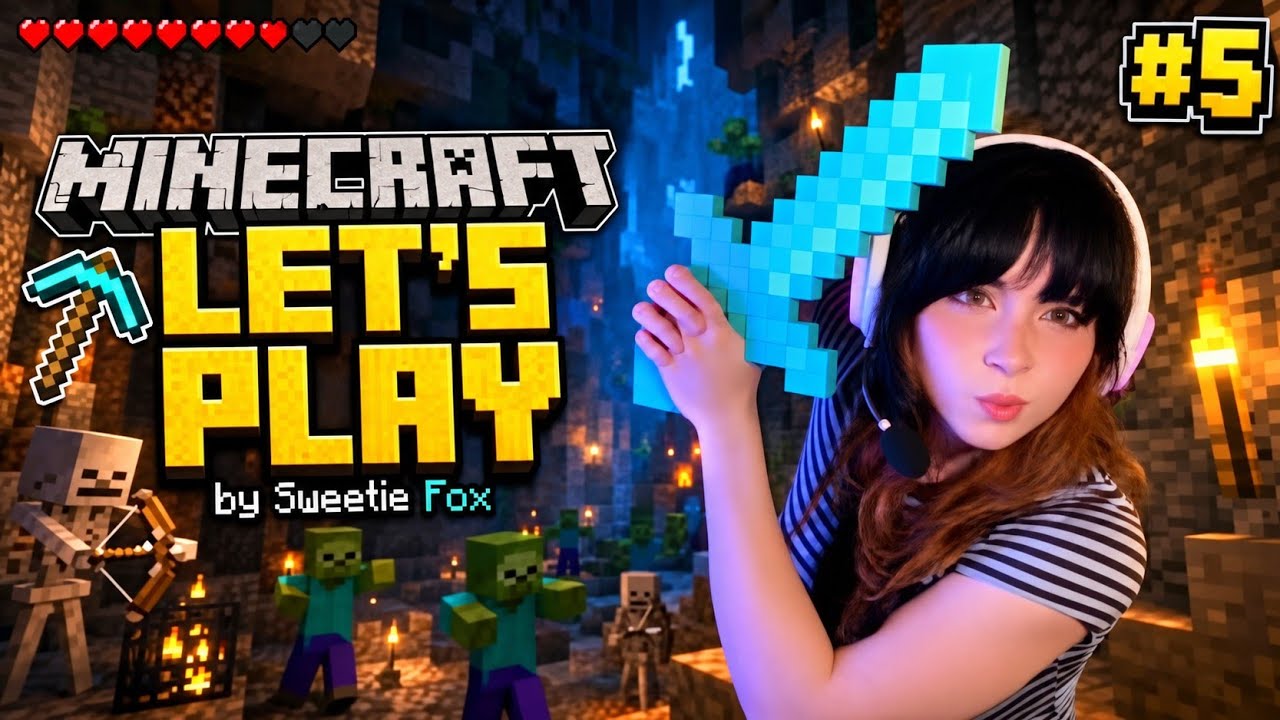 SweetFox Plays Minecraft | Let's play Minecraft Part 5 