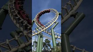 Famous Python  extreme double loop roller coaster at Efteling 2022 in Neatherlands #shorts Net Worth