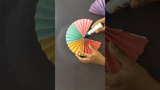 Amazing Paper Wall Decor Tutorial 🌈 | Creative Handmade Craft for Beginners