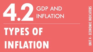 4.2 - GDP and Inflation (Types of Inflation)