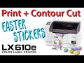 🐣🐰EASTER BUNNY STICKERS print & contour with Primera LX610e Pro