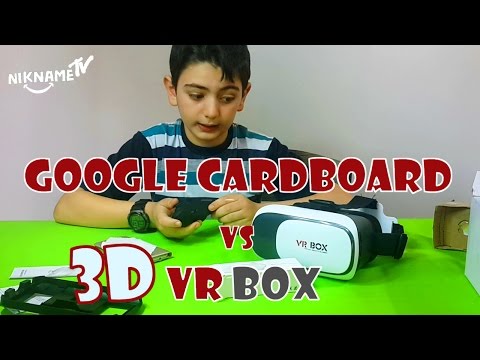 3D ვირტუალური რეალობის – *Google Cardboard* vs *VR Box*, YouTube360° ვიდეოს და თამაშის დაყენება.