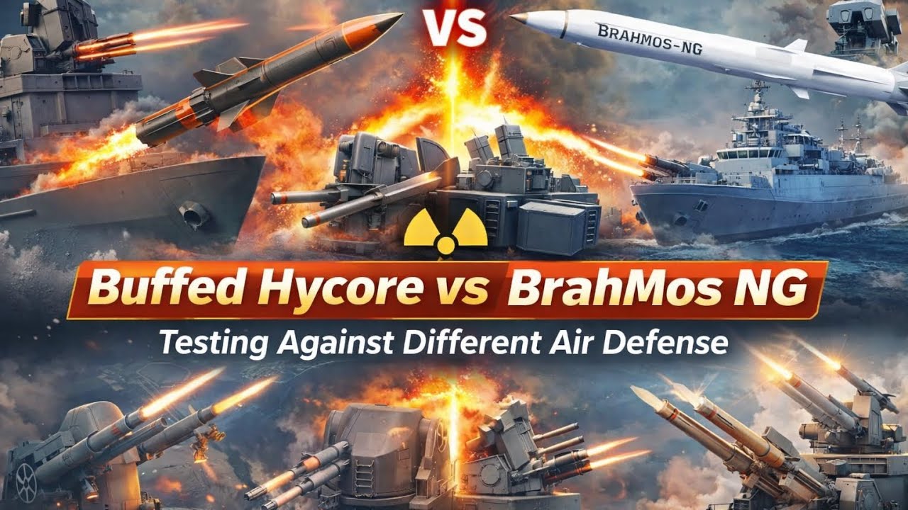 Hycore vs BrahMos NG: Which Missile Survives ALL AA Systems? #mw #gaming 
