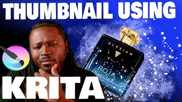 TUTORIAL | HOW MAKE A YOUTUBE THUMBNAIL USING KRITA | EASY