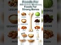 Foods for Strong Bones 🦴 | Healthy Diet Tips | #Shorts