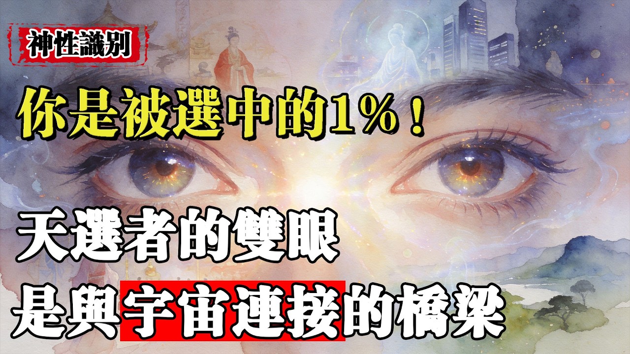 『天選之人』你是被選中的1%！天選者的雙眼隱藏密碼，是與宇宙連結的橋樑！