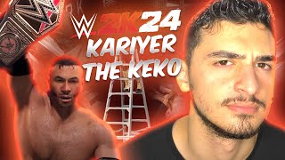 MERDİVEN MAÇINA ÇIKTIM | WWE 2K24 MYRİSE KARİYER #3