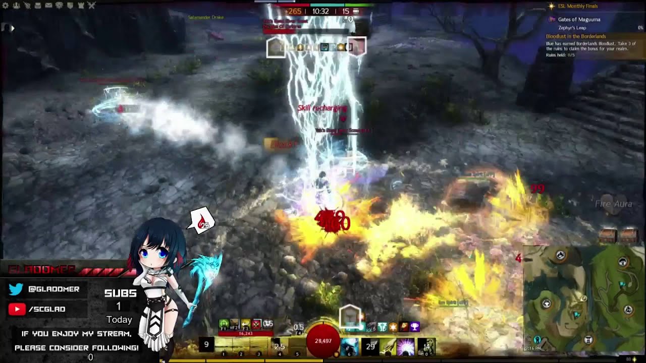 Guild Wars 2 WvW Outnumbered Ranger/Druid Roaming - YouTube