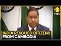 250 indians involved in cyber scam return from cambodia  latest english news  wion